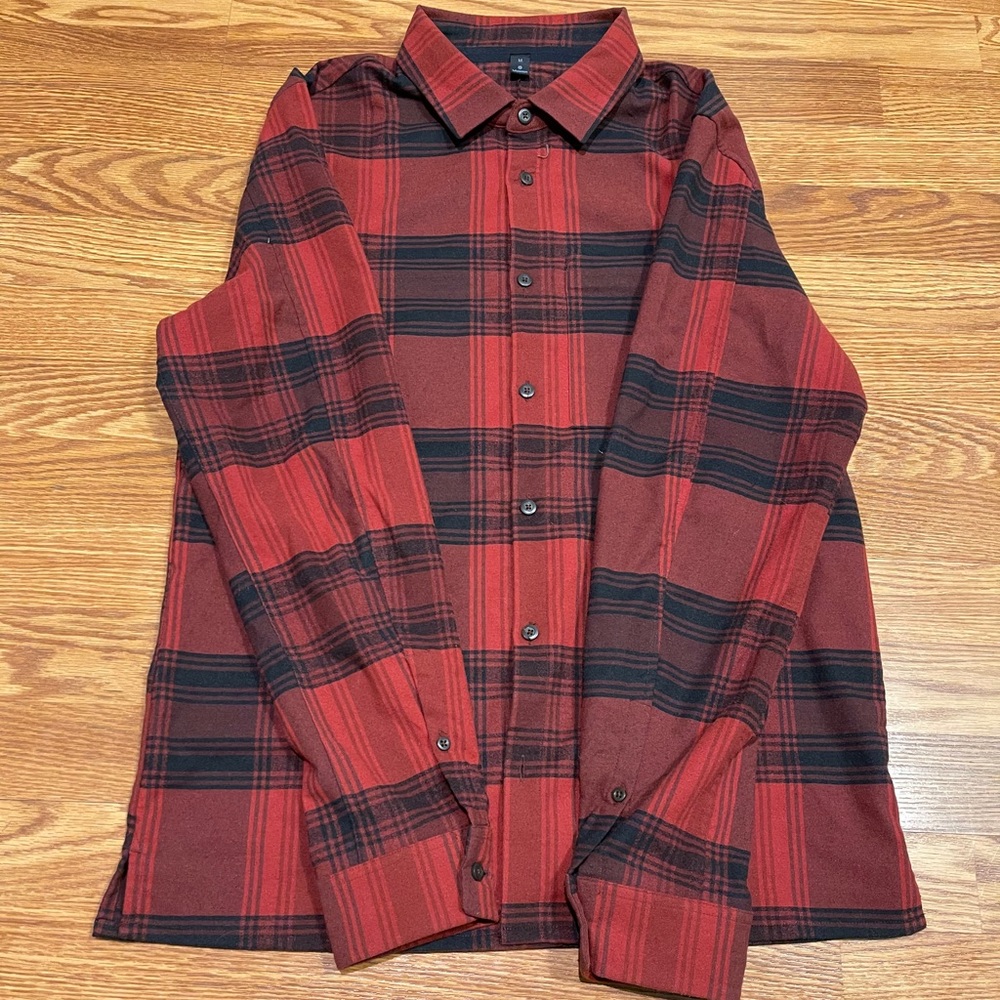 Men’s Lululemon Mason’s Peak Flannel (Red)